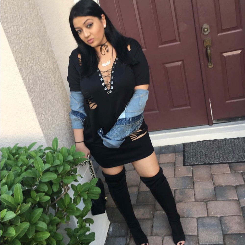 Thigh high boots